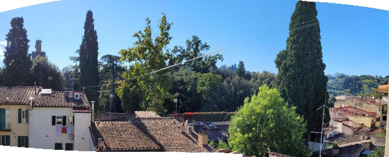 Vista Su Giardini Storici In Oltrarno Apartment Firenze Bagian luar foto